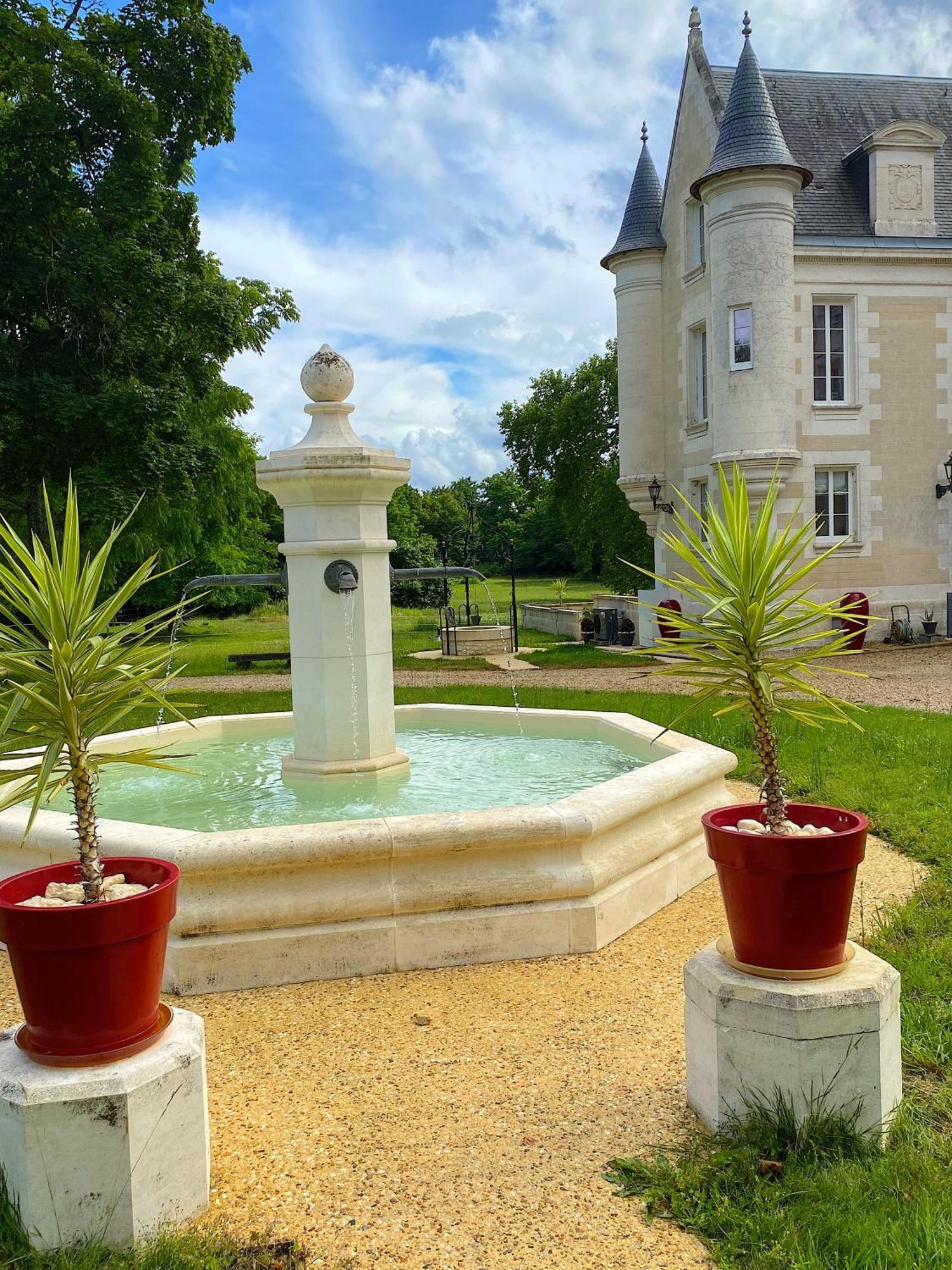 Chateau De Bellevue B&B Et Appartements Avec Piscine Saisonal Chauffee Et Chambres Partout Climatisees Saint-Avit  Bagian luar foto